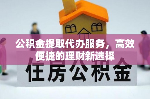 埔心公积金提取代办服务，高效便捷的理财新选择