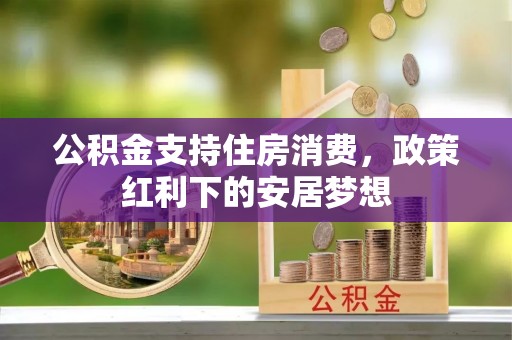埔心公积金支持住房消费，政策红利下的安居梦想