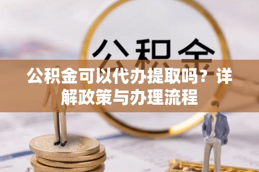 埔心公积金可以代办提取吗？详解政策与办理流程