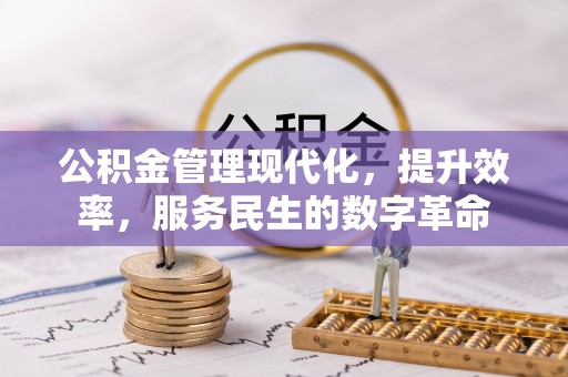 埔心公积金管理现代化，提升效率，服务民生的数字革命