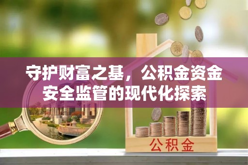 埔心守护财富之基，公积金资金安全监管的现代化探索