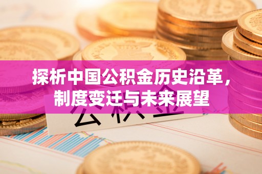 埔心探析中国公积金历史沿革，制度变迁与未来展望