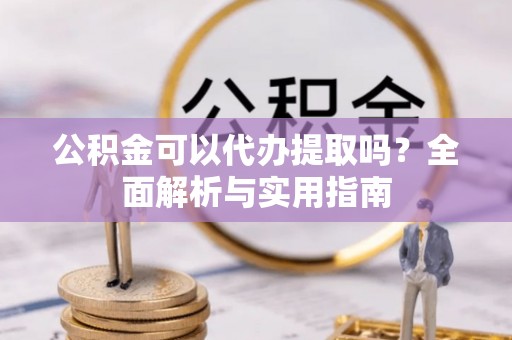埔心公积金可以代办提取吗？全面解析与实用指南