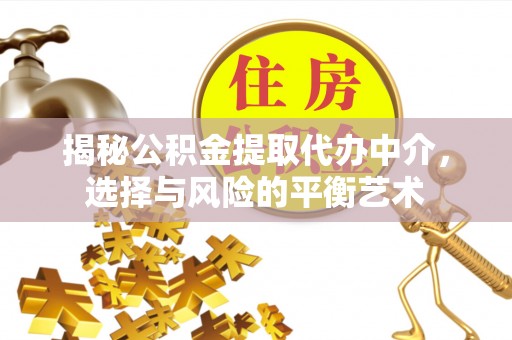 埔心揭秘公积金提取代办中介，选择与风险的平衡艺术