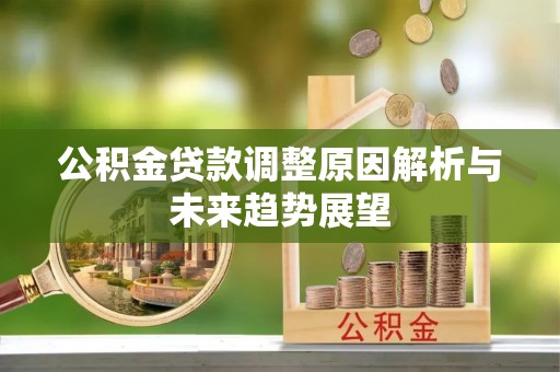 埔心公积金贷款调整原因解析与未来趋势展望